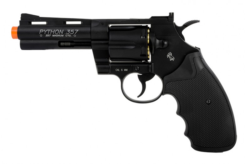 Colt Python 4 Revolver - Black - Includes Speed Loade