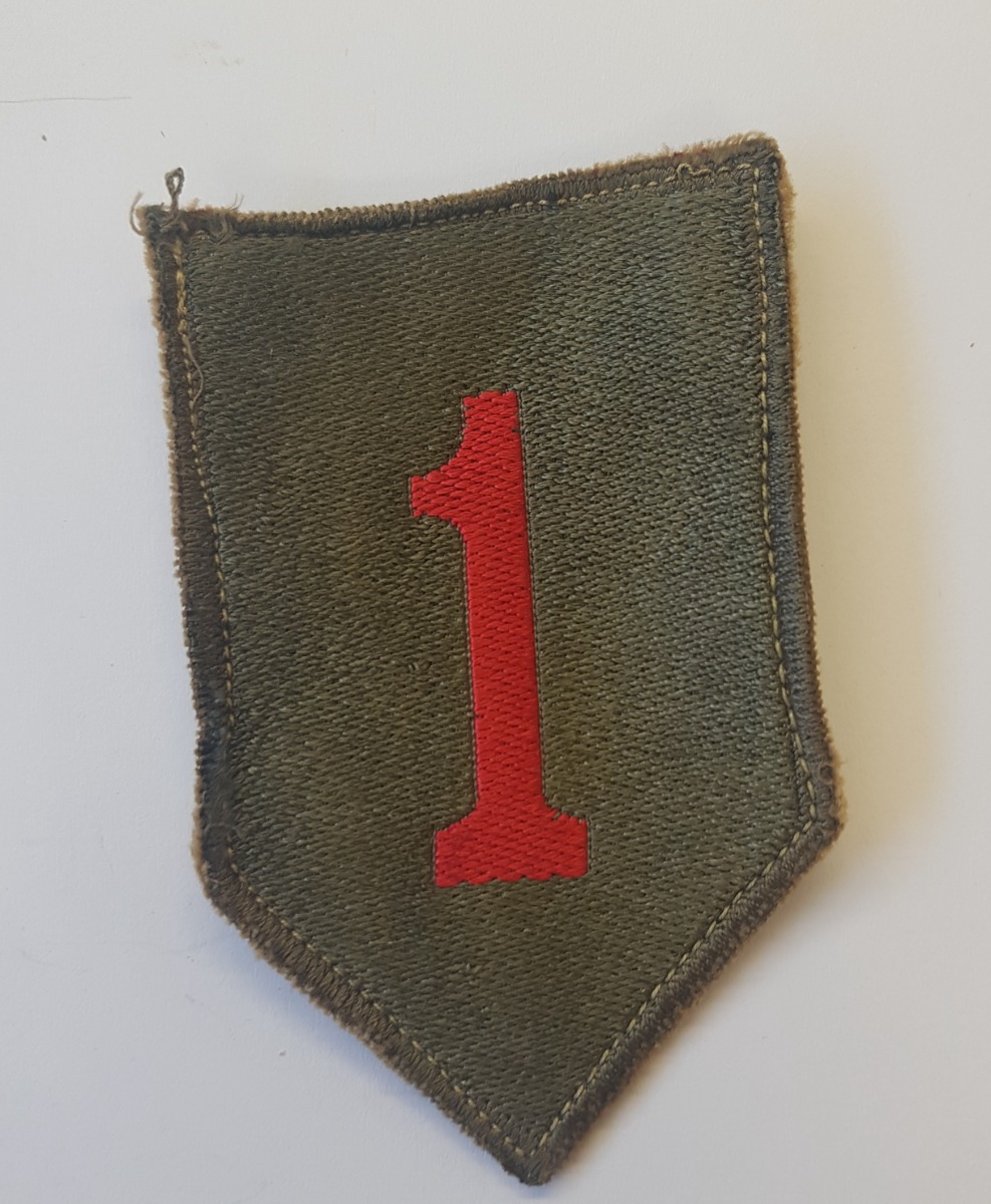 ORIGINAL GERMAN MADE 1ST INFANTRY DIVISION PATCH