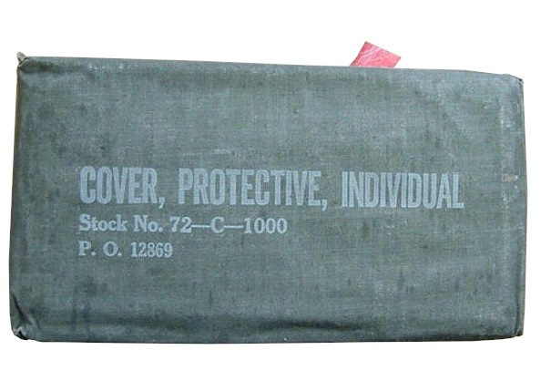 AMERICAN BLISTER GAS COVER SEALED IN ORIGINAL WRAPPER WW2