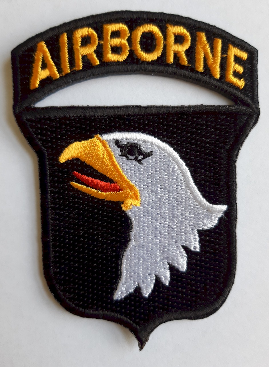 AMERICAN 101st. AIRBORNE DIVISION SLEEVE INSIGNIA PATCH 1 PIECE VERSION