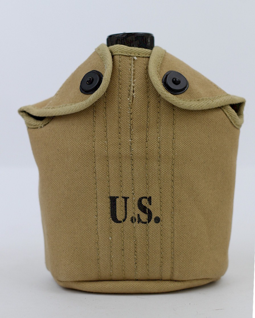 AMERICAN WW2 KHAKI M1910 CANTEEN COVER STANDARD ISSUE