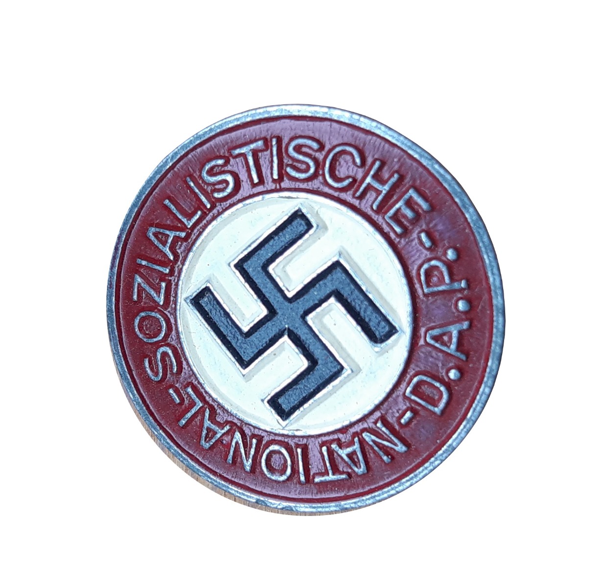 GERMAN NSDAP MEMBERSHIP PARTY BADGE MAKER MARKED M1-17
