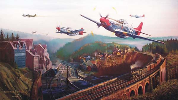 RED TAIL PASS PRINT BY ROBERT BAILEY