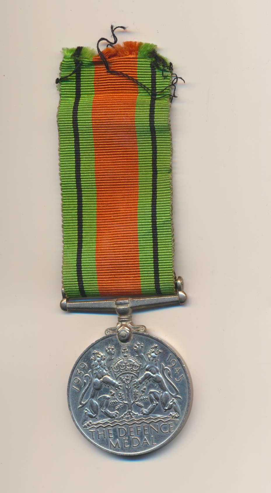 BRITISH COMMONWEALTH 1939-45 DEFENCE MEDAL