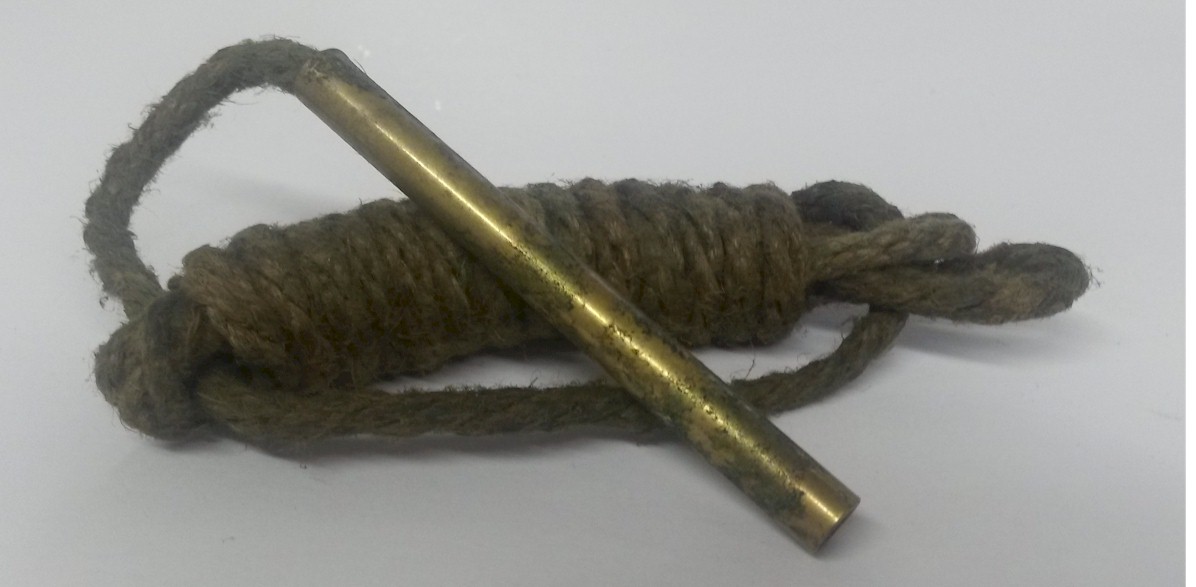 BRITISH PULL THROUGH ROPE FOR LEE ENFIELD NO4 SMLE/STEN BRASS