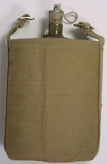 BRITISH WWII AIRBORNE WATER BOTTLE AND COVER