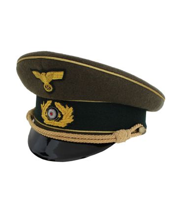 GERMAN WW2 ARMY GENERAL VISOR CAP 
