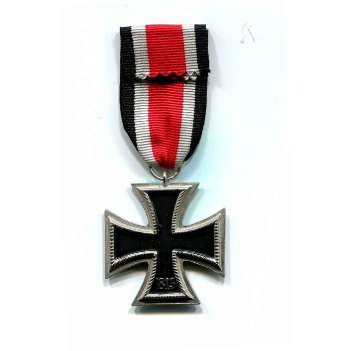 IRON CROSS MEDAL 1939 WW2 ANTIQUE REPRO GERMAN MILITARY MEDAL SILVER