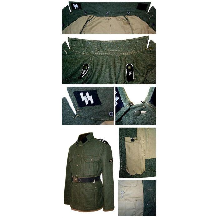 WW2 Repro German General M27/29 Field Gray Gabardine Tunic All Sizes