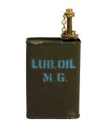 VINTAGE MACHINE GUN LUBRICATION OIL CAN FOR M.G.WW2 BROWNING 50 CAL