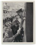 DER DANK DES FUHRERS IST DER SCHONSTE LOHN FUR DIE AUS DEM KERKER BEFREITEN KAMPFER ( WAHLREISE 1938)  - CIGARETTE CARD