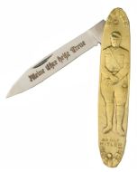 GERMAN HITLER POCKET KNIFE WITH "Meine Ehre Heist Treue" MOTTO