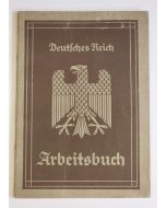 GERMAN NAZI PARTY PAY WORKBOOK  DEUTFCHES REICH ARBEITSBUCH