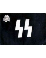 GERMAN SS SKULL ALLGEMEINE BATTLE FLAG Poly (3 x 5)