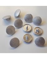 GERMAN TUNIC BUTTONS SILVER SET OF 11