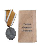 GERMAN DEFENSE WEST WALL MEDAL IN ITS ORIGINAL PACKET OF ISSUE 