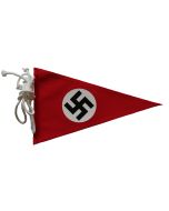 GERMAN WWII NSDAP (NAZI PARTY) CAR PENNANT