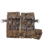 GERMAN MP40 POUCH SET GREEN CANVAS WWII