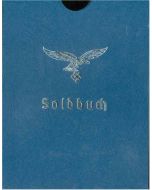 LUFTWAFFE SOLDBUCH COVER NAVY BLUE