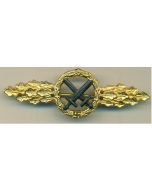 wwii GERMAN AIR TO GROUND SUPPORT CLASP - Gold