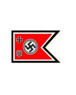GERMAN NAZI FLAG OF THE CHIEF OF THE HIGH COMMAND OF THE ARMED FORCES 1938-1941