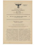 PATENTS PARTS FOR THE GERMAN AIR PLANES