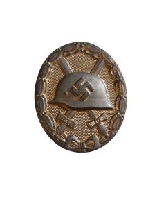GERMAN WW2 GOLD WOUND BADGE SOLID BACK , 1939. (VERWUNDETEN-ABZEICHEN-GOLD) 