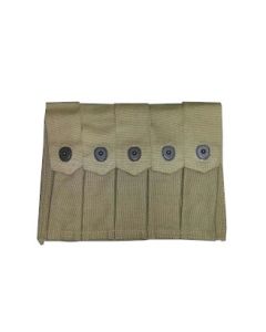 THOMPSON SMG WW11 FIVE CELL 20 ROUND MAGAZINE POUCH