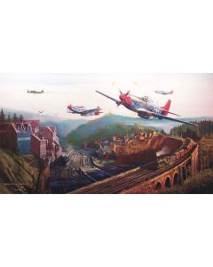 RED TAIL PASS PRINT BY ROBERT BAILEY