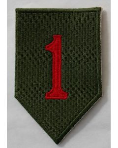 WW11AMERICAN 1ST INFANTRY DIVISION PATCH THE BIG RED ONE
