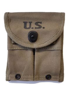 US WWII M1 CARBINE MAGAZINE POUCH DATED 1944