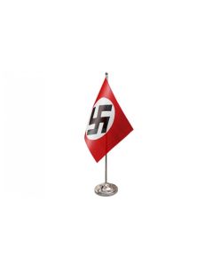 GERMAN WWII TABLE FLAG - SATIN