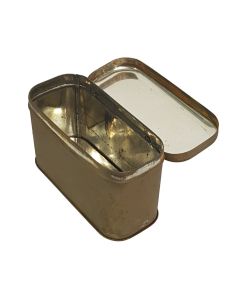 FRENCH WW2 METAL GOGGLES BOX USED BY THE GERMAN ARMY