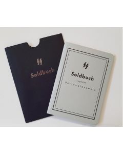 GERMAN BLANK SS SOLDBUCH AND SS COVER