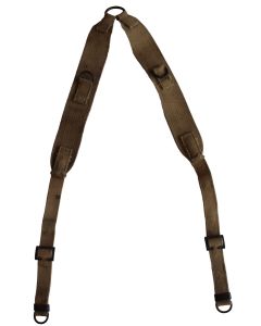 GERMAN WEHRMACHT AFRICA CORP TROPICAL Y-STRAPS MADE WITH BRITISH CAPTURED WEBBING 