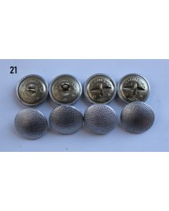 GERMAN ARMY TUNIC BUTTONS 19mm & GREAT COAT BUTTONS 21mm