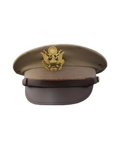 AMERICAN ARMY AIR FORCE OFFICER KHAKI 50 MISSION CAP - REPRODUCTION