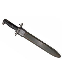 WWII M1 GARAND BAYONET IN M7 SCABBARD WITH MAKER MARKS A.F.H. 