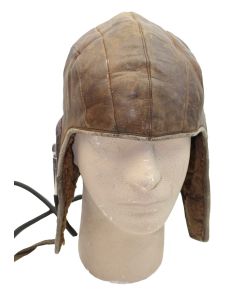 AMERICAN LEATHER SCULLY BROS PILOT HELMET WITH HEADPHONES