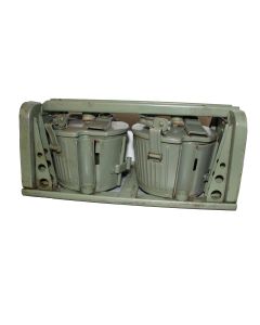 GERMAN WWII MG34/42 AMMUNITION BASKET DRUMS WITH CARRIER 1942