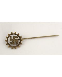 GERMAN WWII LABOUR FRONT MEMBERSHIP STICK PIN 