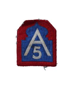 WWII U.S. 5TH ARMY NORTH PATCH - A5