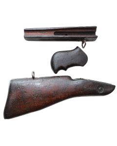 ORIGINAL U.S. WW2 THOMPSON SUBMACHINE GUN WOOD REPLACEMENT PIECES