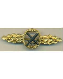 wwii GERMAN AIR TO GROUND SUPPORT CLASP - Gold