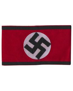 NAZI SS WOOL ARM BAND WITH SWASTICA