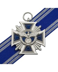 NSDAP LONG SERVICE AWARD FOR FIFTEEN YEARS SILVER WITH RIBBON