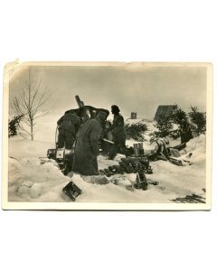 UNSERE WAFFEN SS POST CARD "ARTILLERY IN THE EAST"