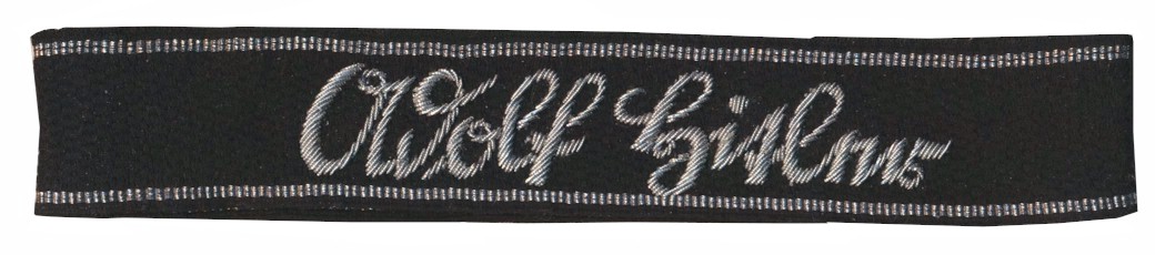 EMBROIDERED BULLION - ADOLPH HITLER CUFF TITLE
