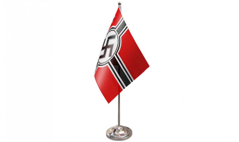 GERMAN WWII TABLE FLAG - SATIN