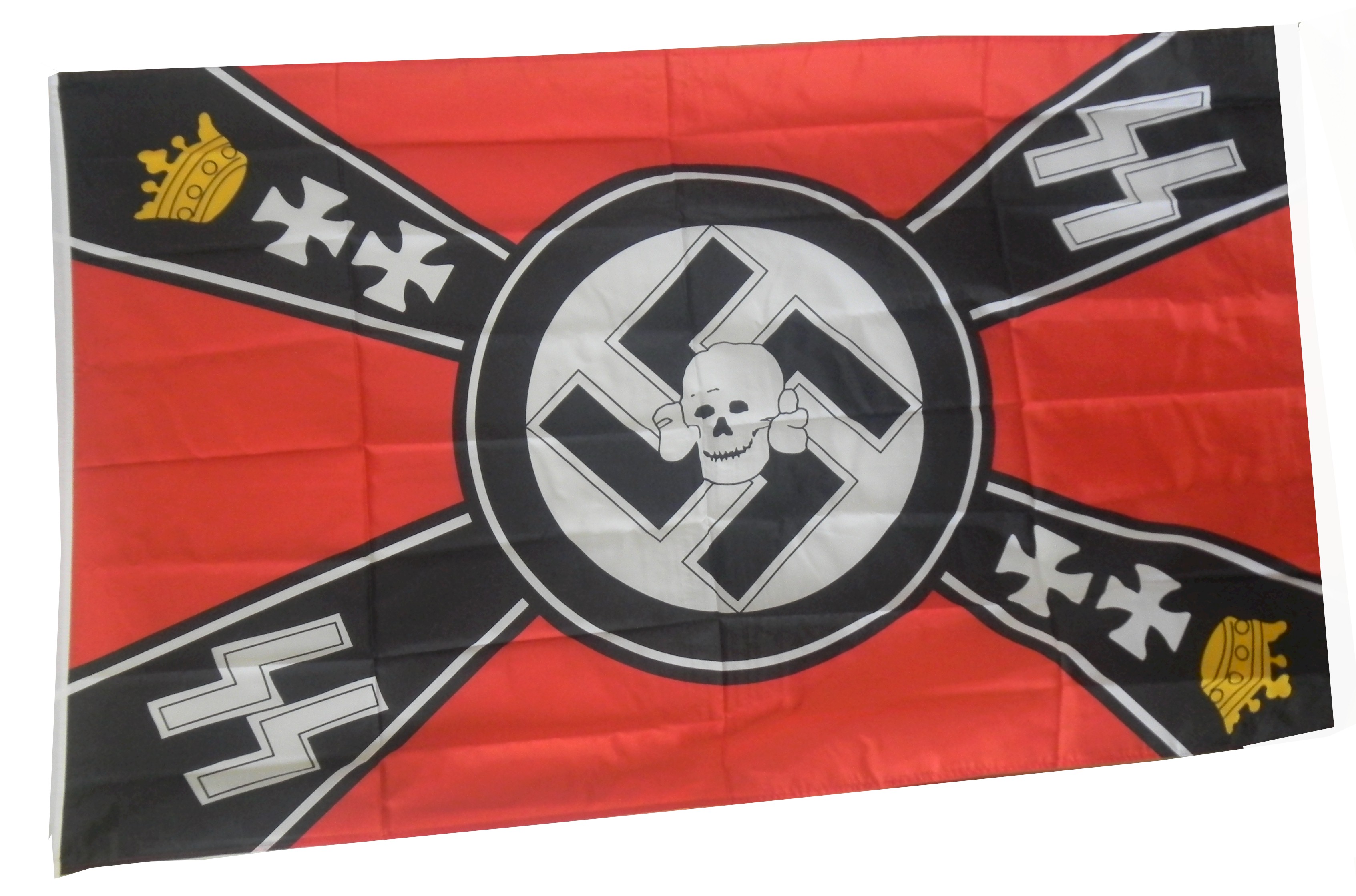 GERMAN SS CROWN FLAG ww2